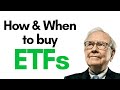 Warren Buffett on how & when to buy a ETF (2002)
