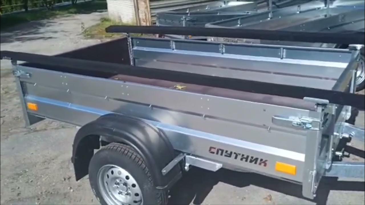 Как установить ложементы на бортовой прицеп! Самый простой способ ...