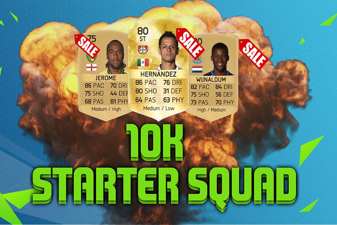 10K OP FIFA 16 STARTER SQUAD BUILDER!!!!