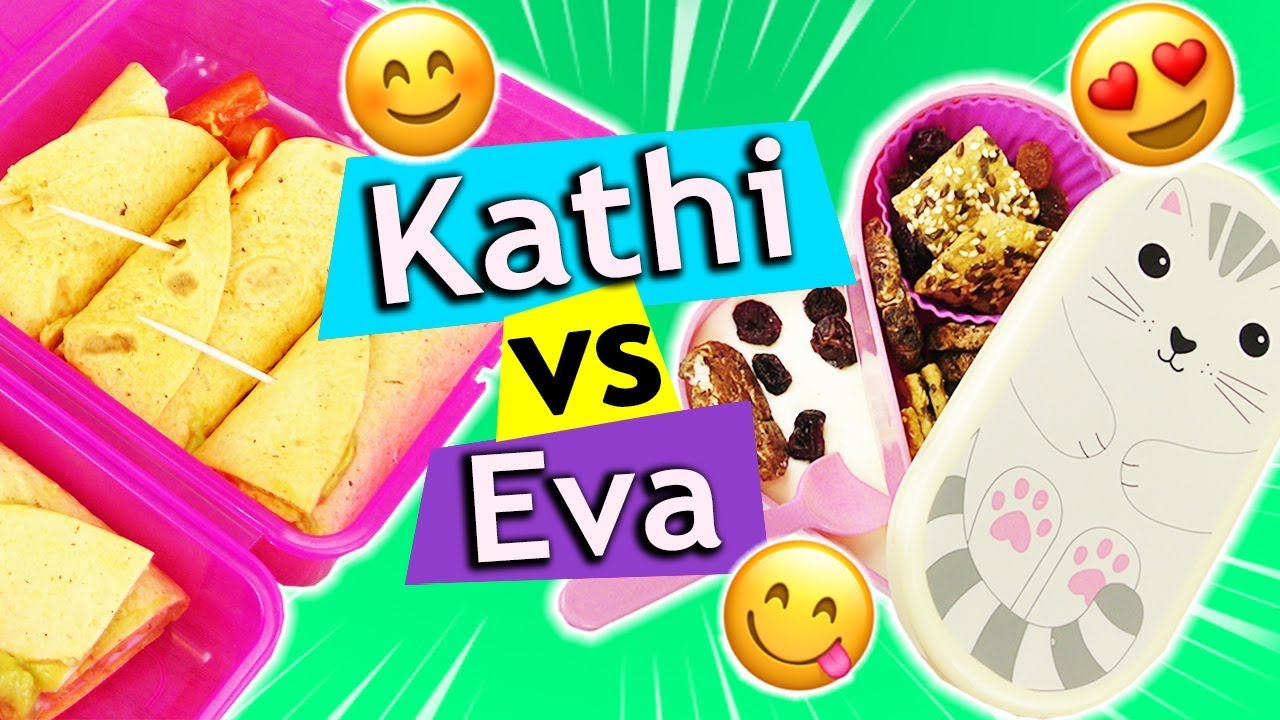 Back to School Snack Ideen | Kathi vs Eva | DIY Wraps vs Joghurt Ideen ...