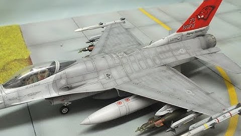 Tamiya : F-16C Fighting Falcon : 1/48 Scale : Rapid Video Build : Episode.9 Final