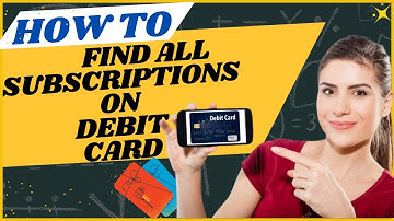 How to find all subscriptions on DEBIT card l Double Z