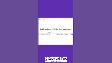 How Master Bing Keyword Research! #keywords