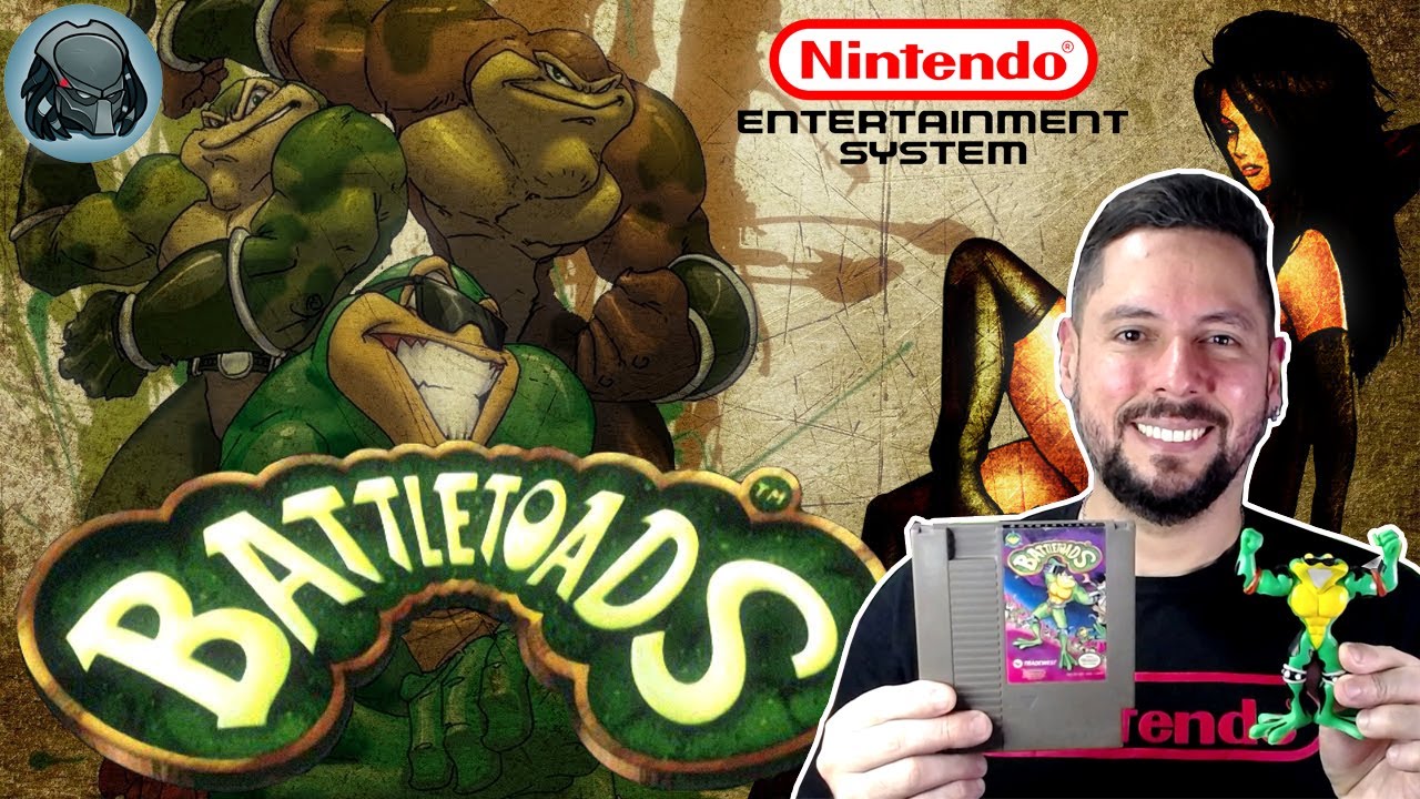 Battletoads NES Direto Do Famiclone - Desafio Zerar Sem Perder Continue 