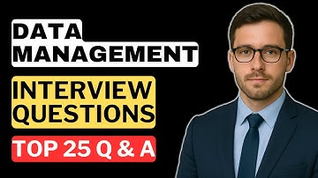 Data Management Interview Questions and Answers | How to Pass a Data Management Interview
