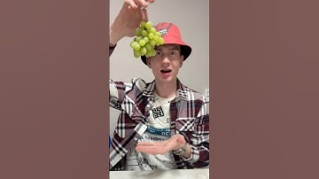 Easy way to remove grapes from stem 😱🤫