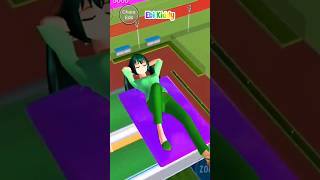 Sakura Takagi Yuta Dan Mio Parkour Obby Pelangi 🌈🤩 Part 6 | Sakura School Simulator #shorts