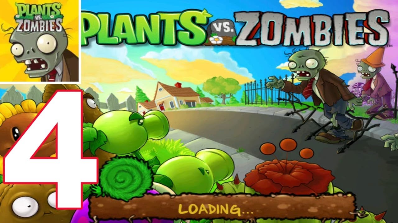 Plants vs Zombies - Gameplay Walkthrough Part 4 - Night Day Level 6-10 ...