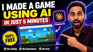 I Built a Game in 5 Minutes Using Claude AI | No Coding Needed | Make Money Online 2026