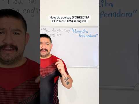 How do you say POBRECITA PEPENADORA in english pronunciaemingles aprenderingles ingles reels
