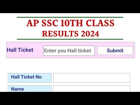 HOW TO CHECK AP SSC 10TH CLASS RESULTS 2024 - AP SSC 10TH RESUTLS 2024 DOWNLOAD