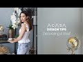 Acasa Design Tips - Decorating A Shelf