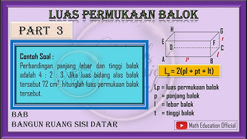 (PART 3) Menghitung Luas Permukaan Bangun Ruang Balok