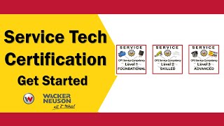 Service Tech Certification - Getting Started