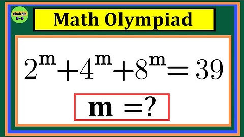 Harvard University Interview Tricks | Math Olympiad Algebra Exponent Problem | 2^m +3^m + 4^m