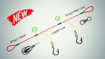 How to make a chain of fishing hooks with two hooks that are free to replace #otodidak7