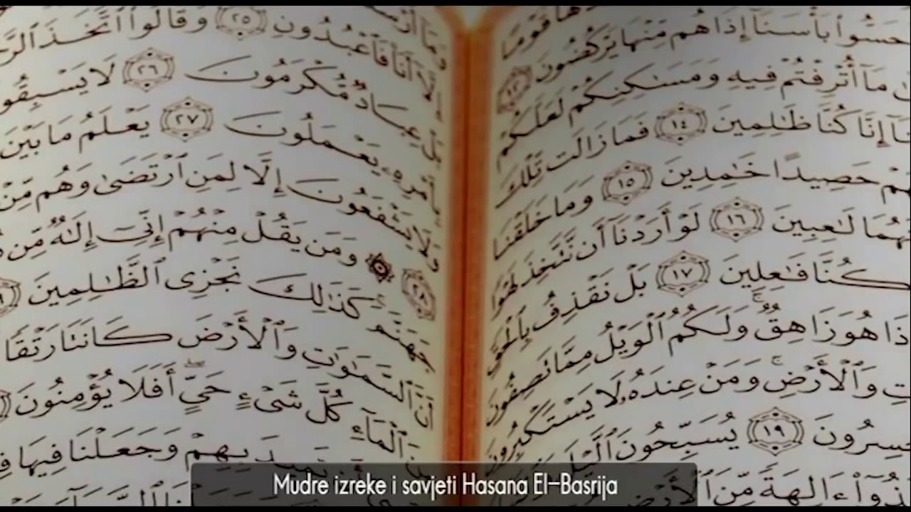 Mudre izreke Hasana El - Basriia