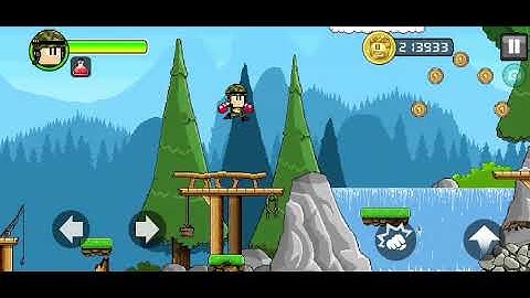 Dan The Man: Action Platformer | Stage 8-1-1: And So It Begins. Again. with all Secret Areas