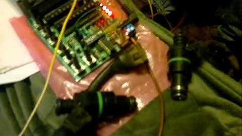 megasquirt 2 extra testing injectors