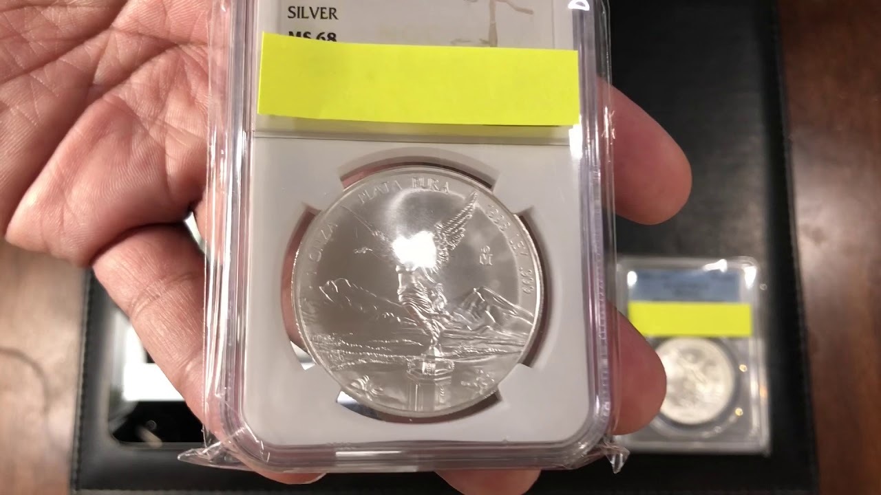 VENDIDA En Casi 4000 D lares Onza Libertad 1998 MS70 Plata Mexico