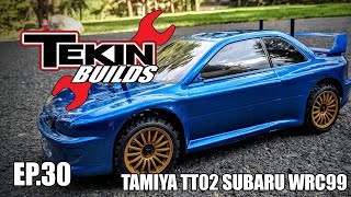 Tamiya TT-02 Subaru Impreza WRC99 RC Rally Car | Tekin Builds Ep.30