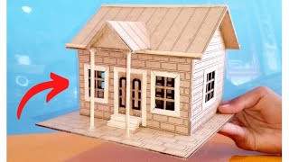 How To Make A Mini House 🏠!! Beautiful House!! DIY House!!