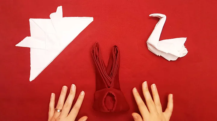 Chill Out as We Learn Three Elegant Napkin Folds ASMR Role Play
