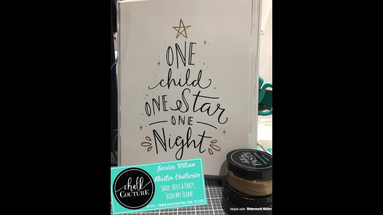 Chalk Couture One Stay on Reclaimed Metal Tray DIY ChalkArt 