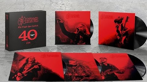 Saxon : The Eagle Has Landed 40 Live - vinyl boxset !