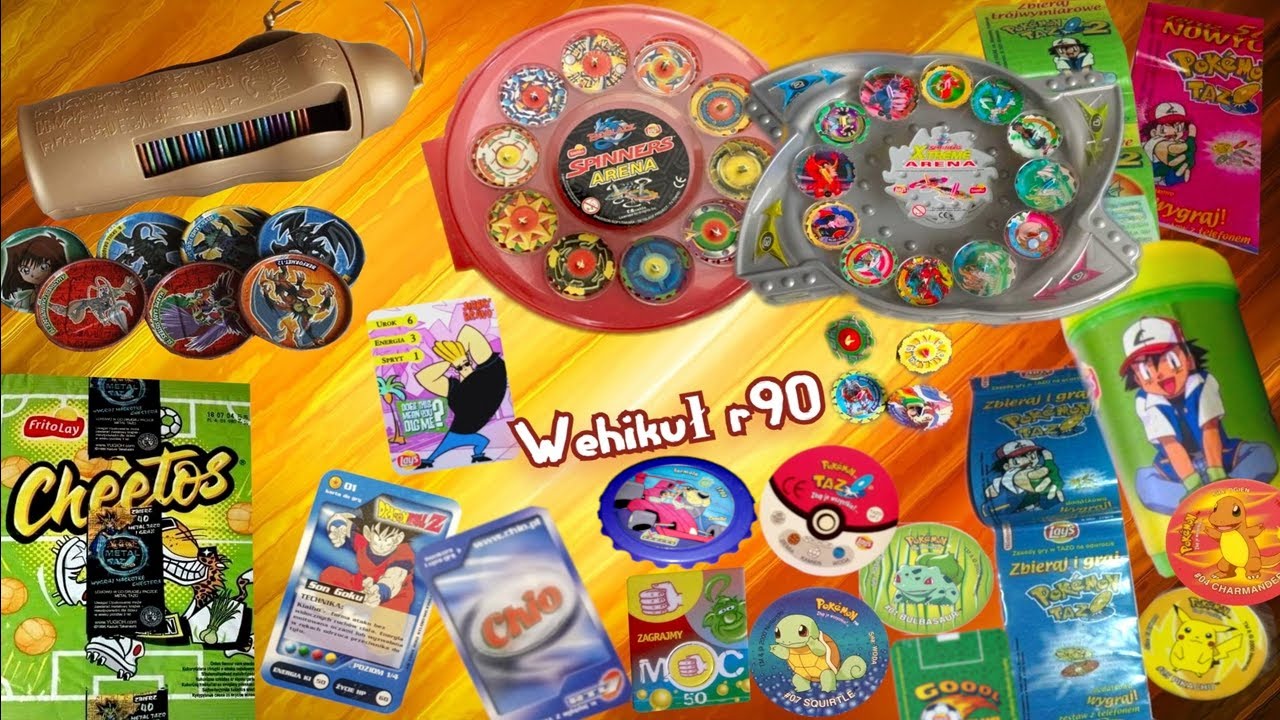 DODATKI DO CHIPSÓW KTÓRE ZBIERALIŚMY W DZIECIŃSTWIE WCZESNE LATA '2000