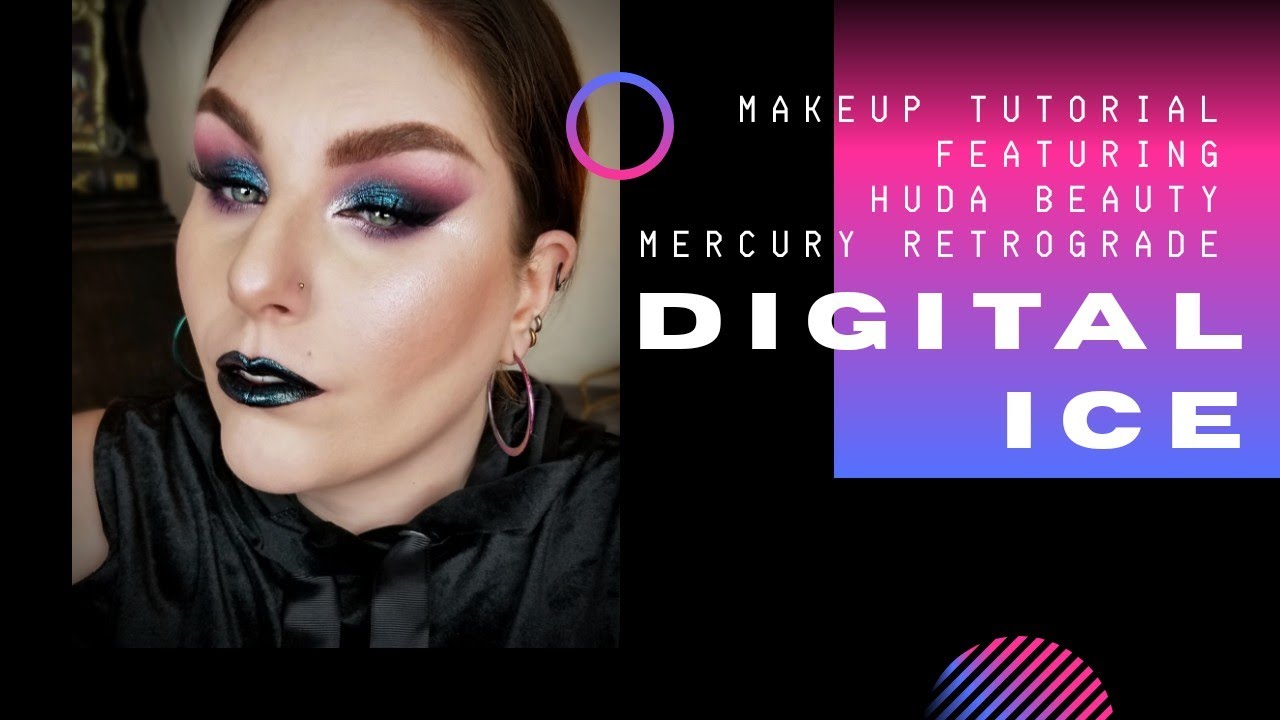 Digital Ice Cyberpunk Makeup Tutorial