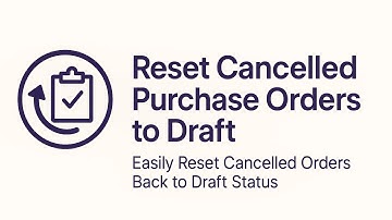Bulk Reset Cancelled Purchase Orders to Draft in Odoo - Odonity App Explained | Odoo Features #odoo