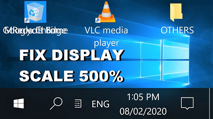 windows 10 display scaling fix custom display scale set to 500%  #PleaseSubscribe,#Windows10