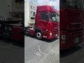 巨大赤トレーラー　阪神高速入場！