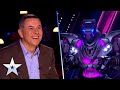 Titan The Robot SURPRISES with a JUGGERNAUT performance | Auditions | BGT 2022