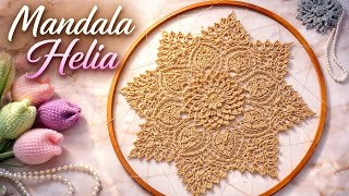 Mandala Helia 🌸 Powerful Sacred Geometry for Healing, Focus & Positive Energy