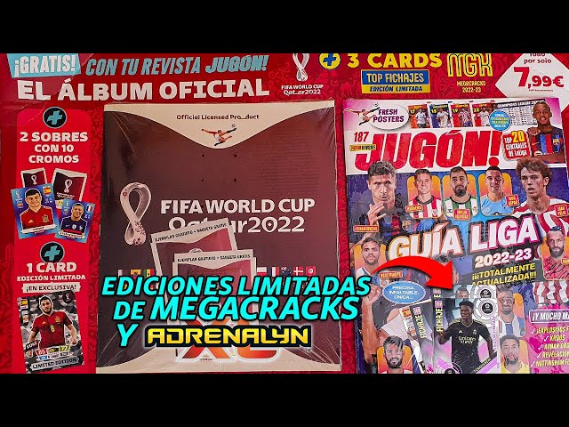 Panini Cromos - Adrenalyn XL y Liga ESTE - ¡EL ÁLBUM DEL MUNDIAL Y DOS  SOBRES CON LA JUGÓN 135! La revista Jugón nº 135 que acaba de salir incluye  también uno