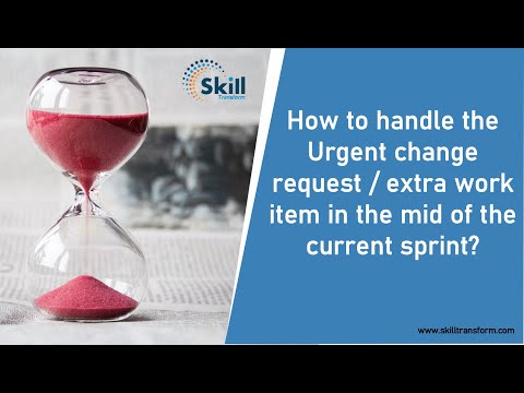 How to handle the urgent change request in Sprint? | Skill Transform