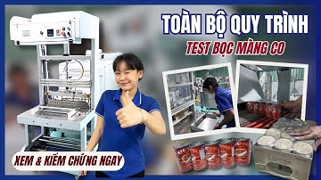 Toàn Bộ Quy Trình Test Thực Tế Máy Bọc Màng Co – Từ Non Nhiệt Cho Đến Căn Chuẩn 100% (VITEKO)