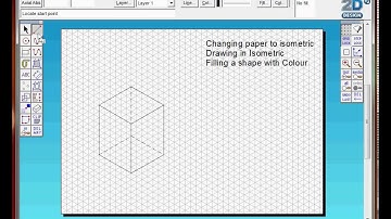 2D design Introduction basic tools, Isometric Drawing Practice