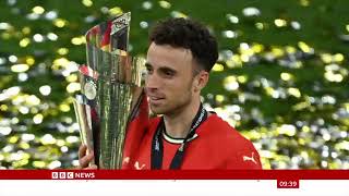 Liverpool forward Diogo Jota dies in car crash BBC News   BBC News 360p, h264