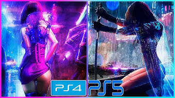 Cyberpunk 2077 PS4 - PS5 Ray Tracing ON | NextGen Patch 1.5 Graphics Comparison