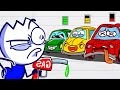 Max and Pup&#39;s Adventure: A Day at the Gas Station Simulator | Cartoon Animation