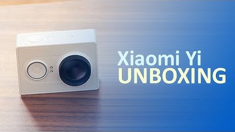 Xiaomi Yi action camera unboxing