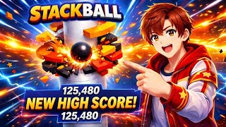 MAX SPEED Stack Ball: Breaking the Game with 0 Fails | The Hardest Levels Ever Made screenshot 4
