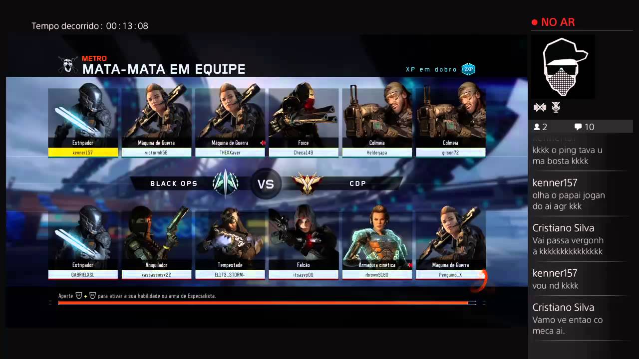 Transmissão ao vivo do PS4 de kenner157