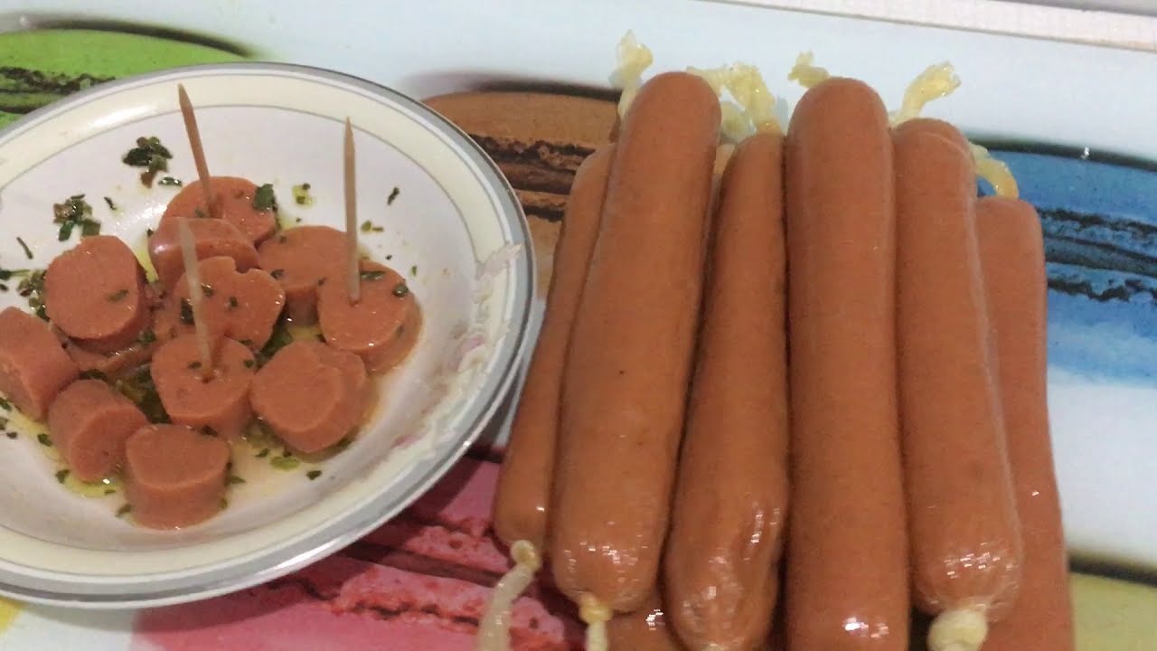 Salsichas veganas