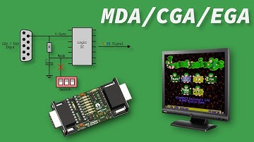 Updates of my MCE-Adapter (simpe MDA, CGA, EGA converter)