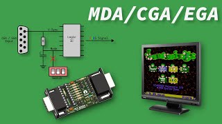 Updates of my MCE-Adapter (simpe MDA, CGA, EGA converter)