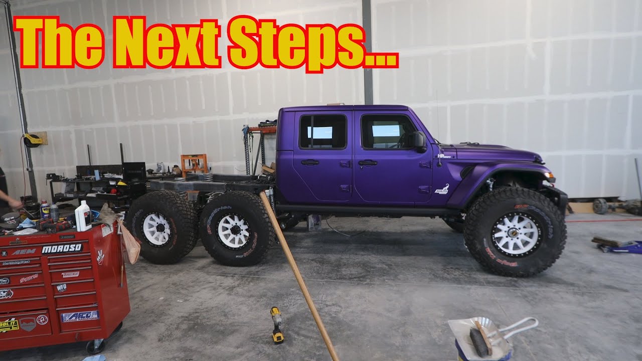 Jeep Gladiator 6x6 Conversion Update Video - YouTube